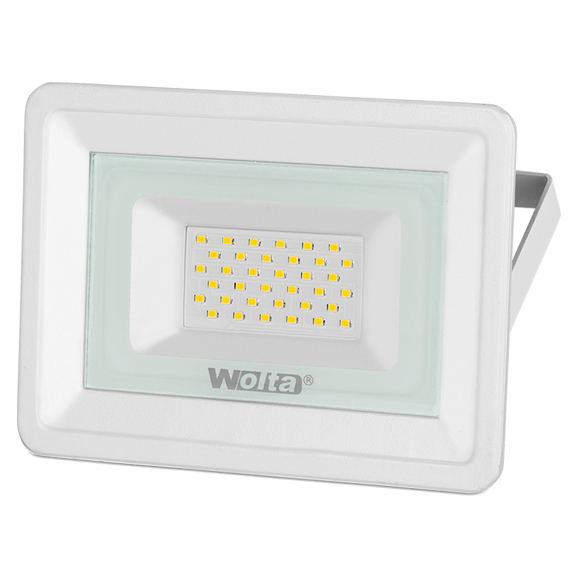 ПРОЖЕКТОР "WOLTA" светодиод. 30W IP65  БЕЛЫЙ АРТ.WFL-30W-06/W /066/