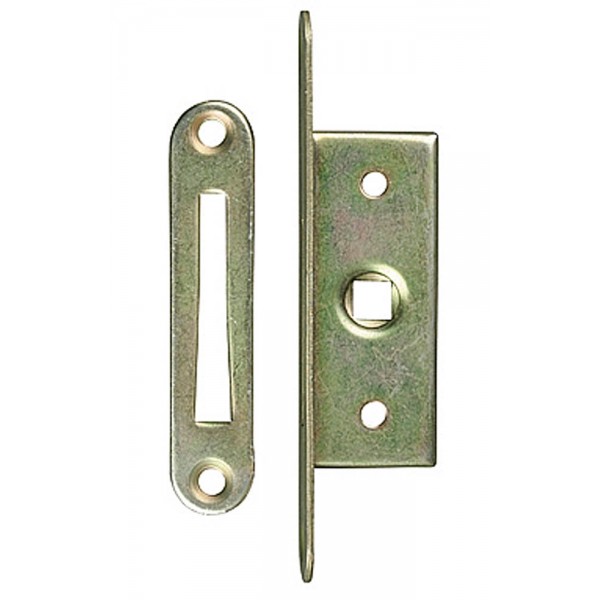 Замок оконный врезной 3В-1,цинк (штрихкод) 