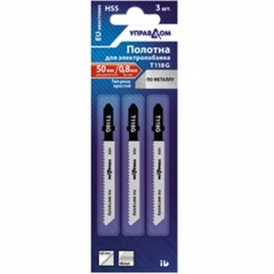 Полотна для электролобзика 3шт EU-хвостовик тип T227D 29321-227D Управдом