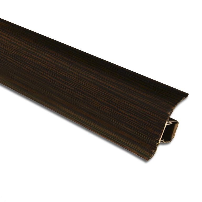 Плинтус ПВХ 2,2м с мягк. краем 55мм "Идеал Комфорт", 301 Венге