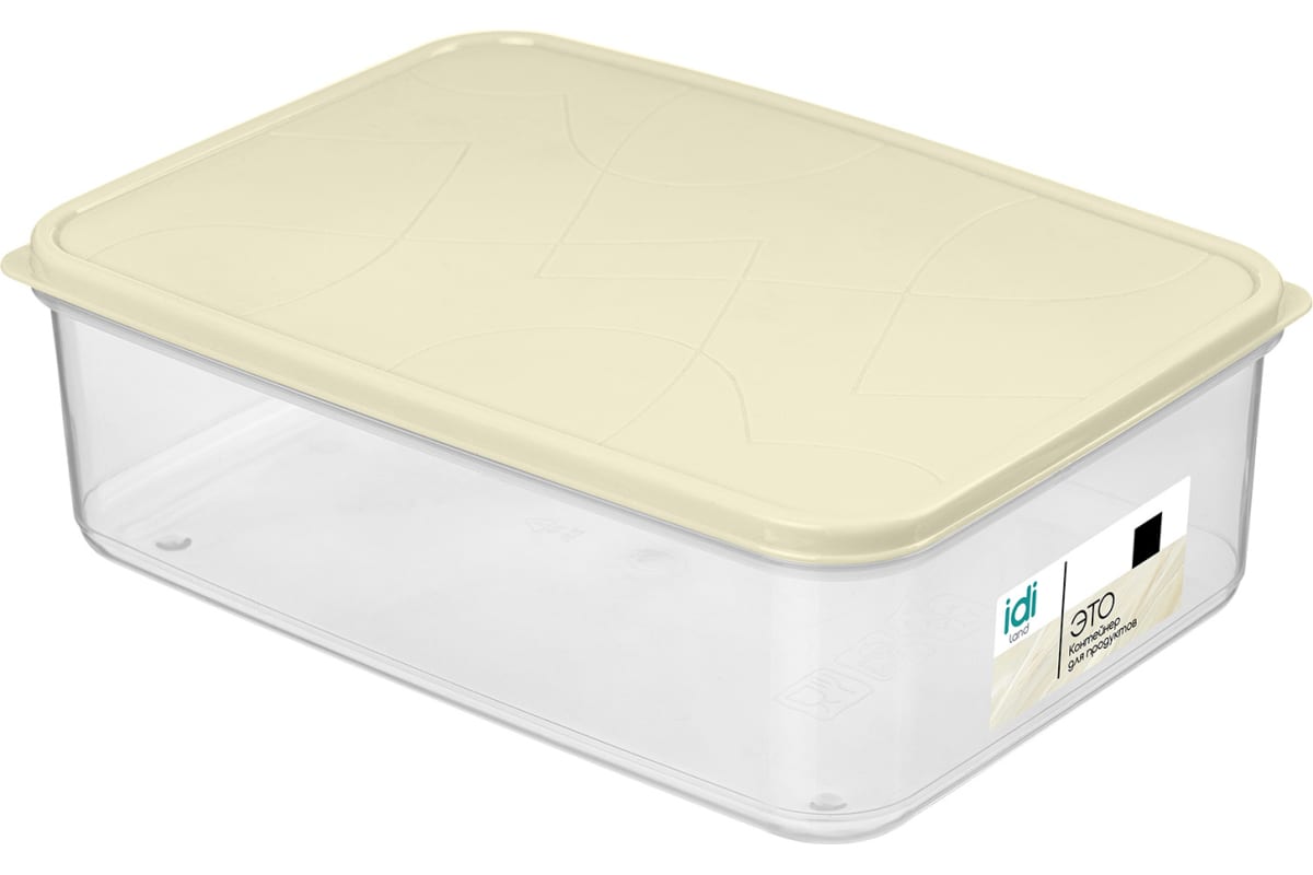 Контейнер пласт. Modena 1л светло-бежевый 221110425/01