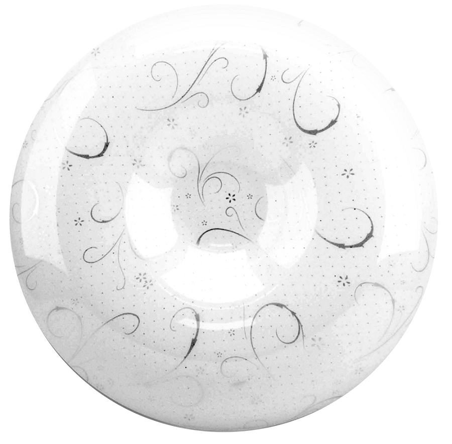 Светильник светодиод. LEEK декоратив. 24W(1680lm) 6000-6500K жемчуг d325x90мм IP20 СЛЛ 018 /122,005/