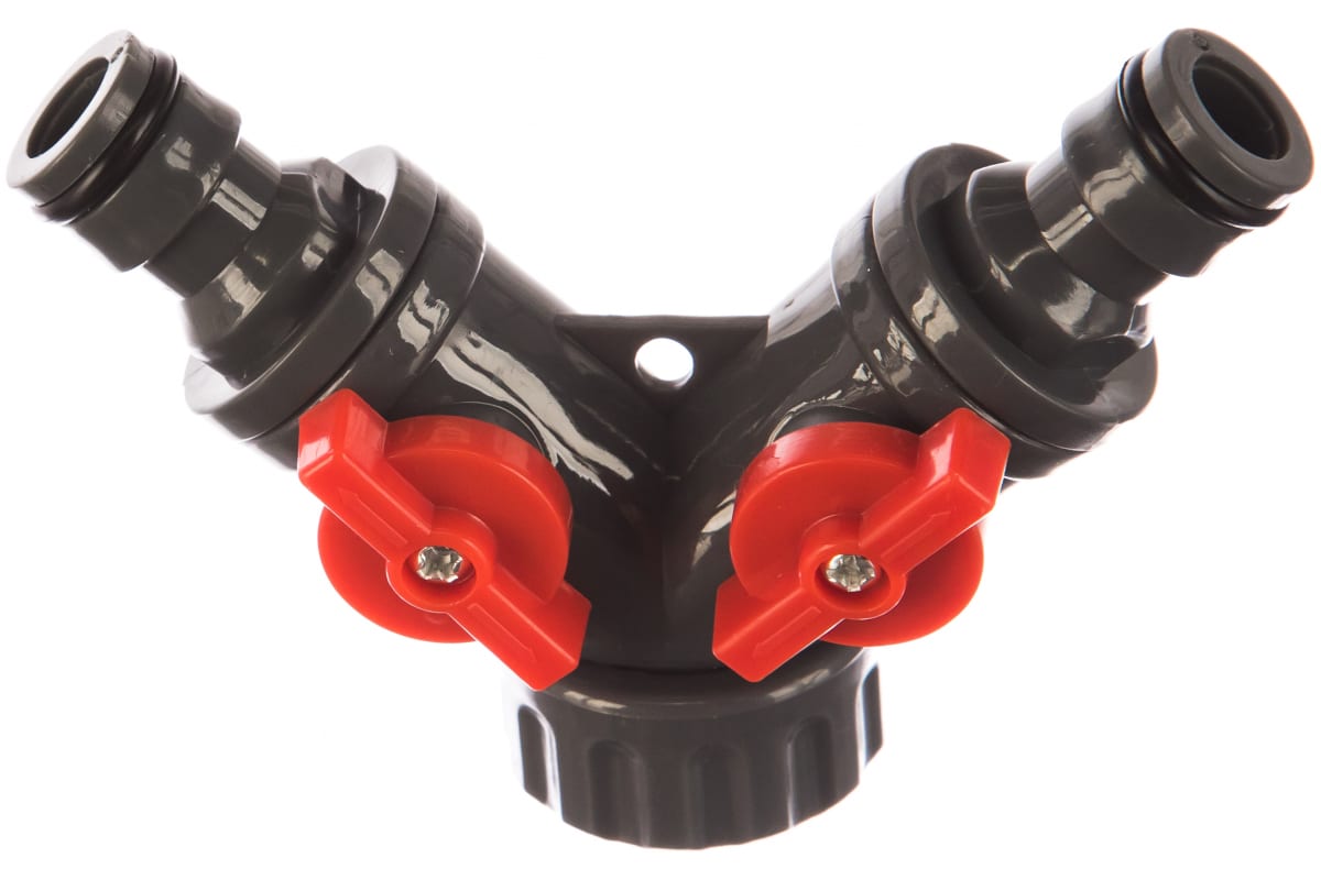 Распределитель пласт. Курс 2-х канальный 3/4" 76427