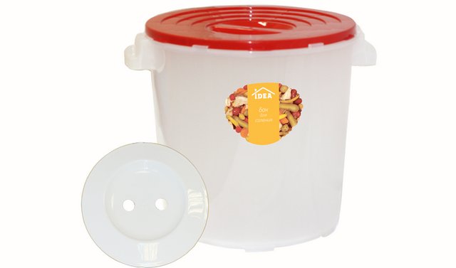 Бак пласт. для соления 13л М2405 м-п