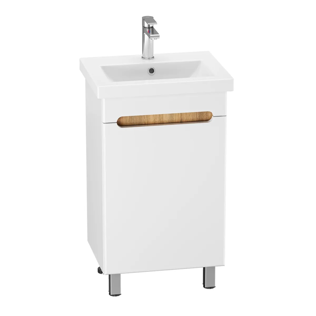 Тумба GRADEONIKA "Сириус" дуб сонома с умывальником COMO 50 4812348123- купить в АПлайн