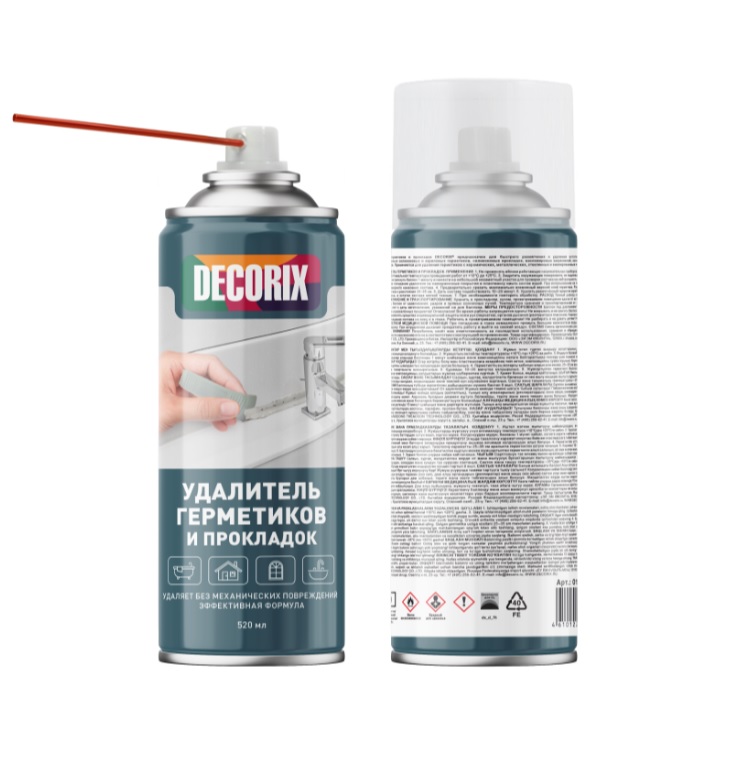 Удалитель герметиков и прокладок Decorix, 520 мл0165-00 DX- купить в АПлайн
