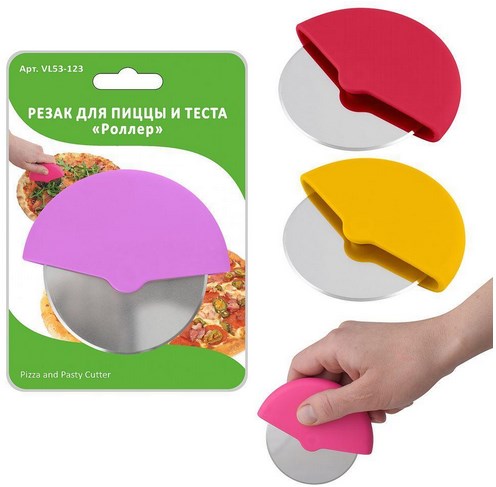 Резак для теста и пиццы Роллер 9,5х8,5см VL53-123