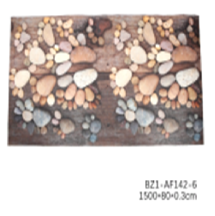 Дорожка резиновая 0,8х15м с 3D рисунком BZ1-AF142-6