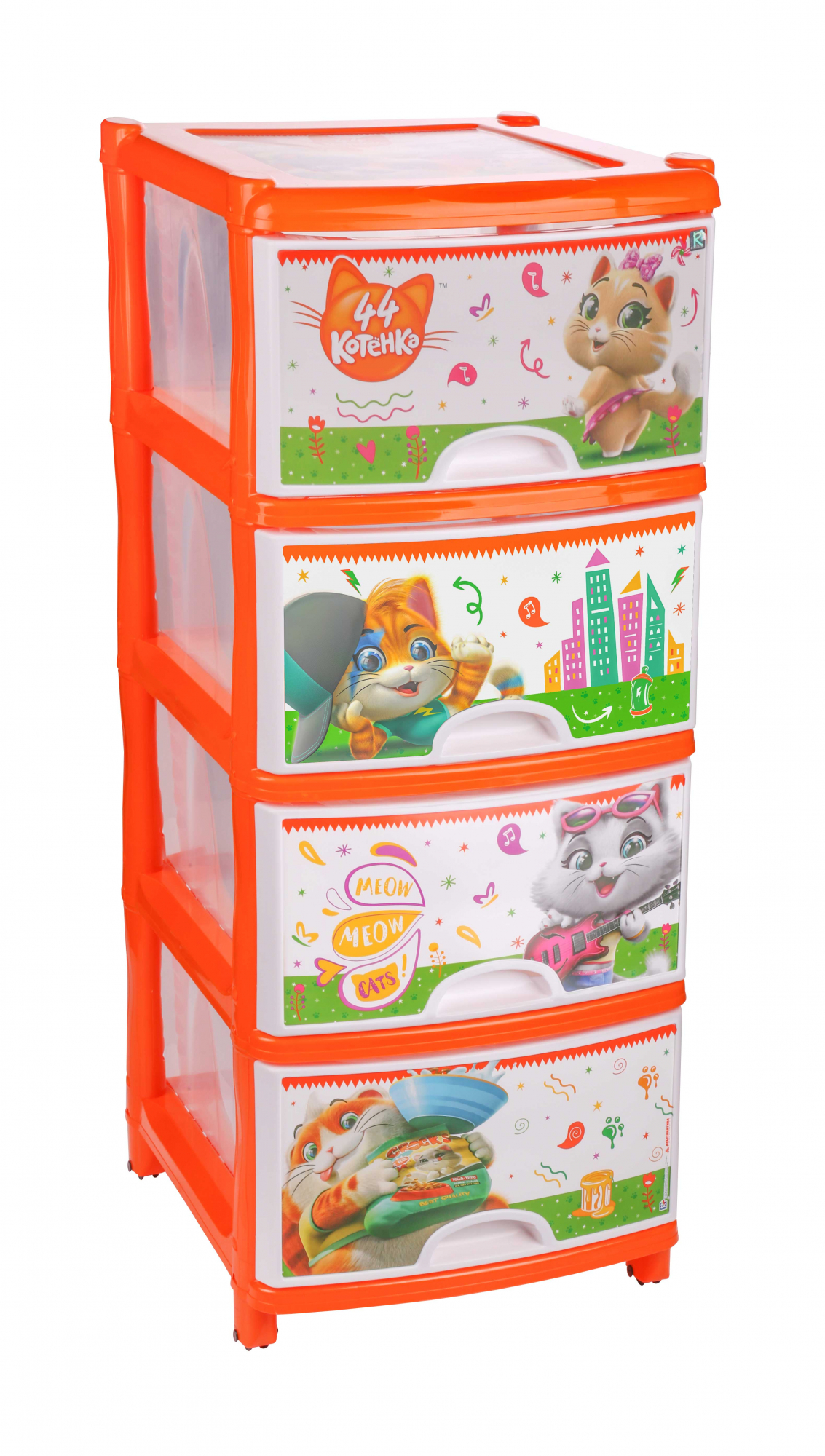 КОМОД "44 КОТЁНКА" №1 4-Х СЕКЦИОН./ АЛЬТ М7643 /М7643- купить в АПлайн