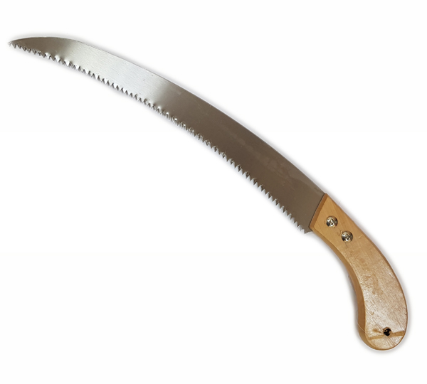 Ножовка садовая серповидная 330мм с дер. ручкой 010207- купить в АПлайн