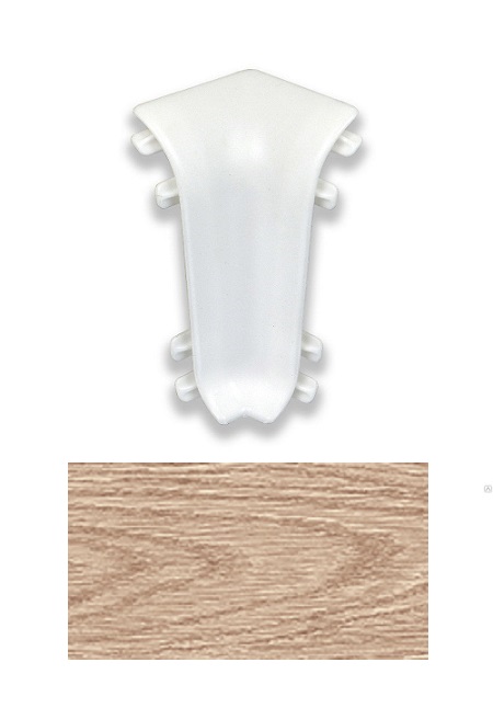 Угол вн. для плинтуса "Идеал Комфорт" 55мм (2 шт во флоупаке.), 216 Дуб сафариК55-ф2В 216 ДУБ СФР- купить в АПлайн