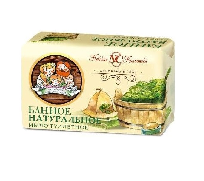 Мыло туалетное Банное НК 180г 102481