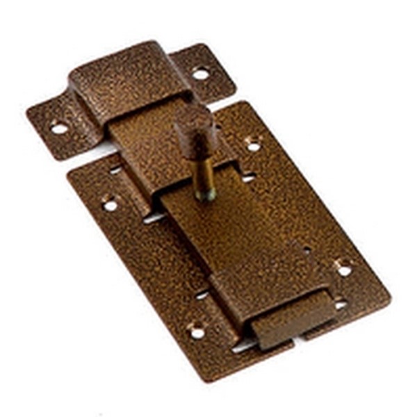 Задвижка Секрет ЗД-02 115мм плоский ригель антик бронза