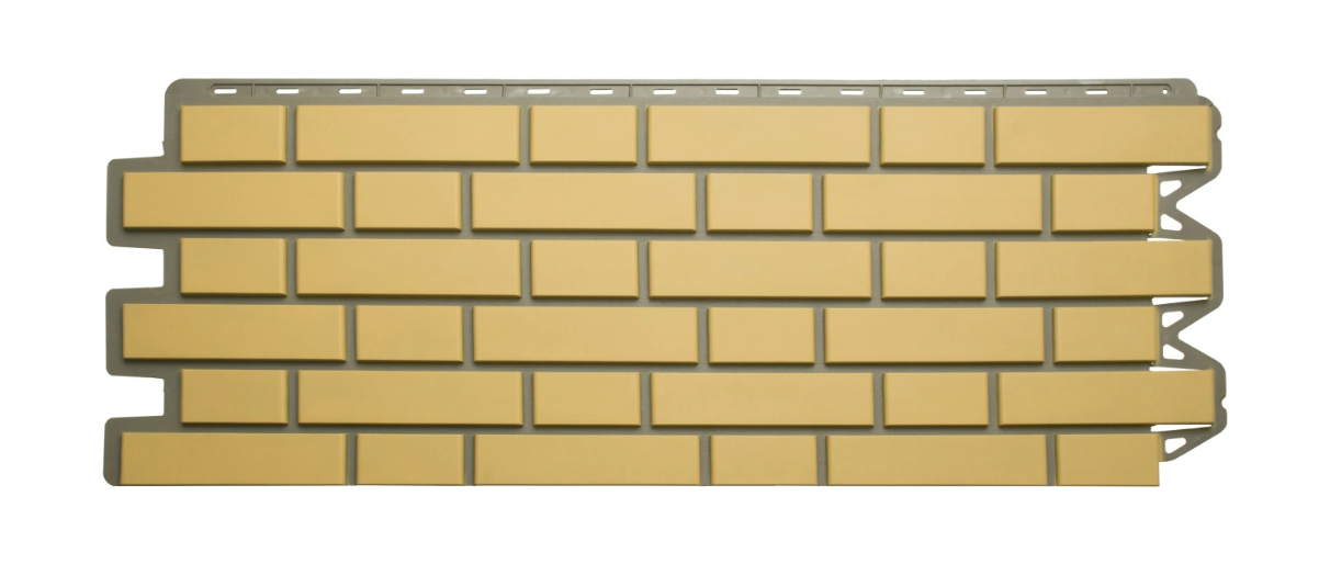 Фасадная панель "Альта Профиль" Кирпич Клинкерный желтый 1,22х0,44м / 0,54м2