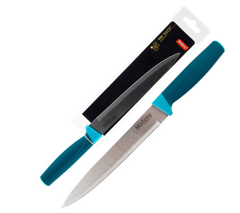 Нож кухонный разделочный VELUTTO MAL-02VEL 20см с рукояткой софт-тач 005525