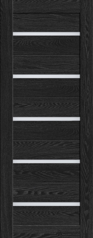 Дверное полотно LUXURY 502 АНТРАЦИТ М9 (800х2000) стекло SATINATO ТД- купить в АПлайн