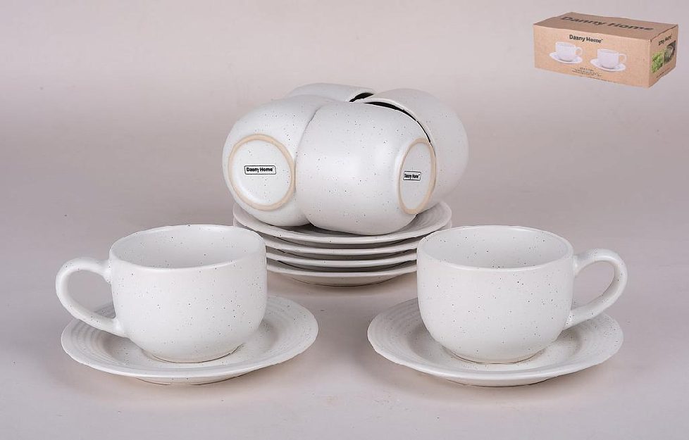 Набор чайный 6 чашек 220мл 6 блюдец B40-8