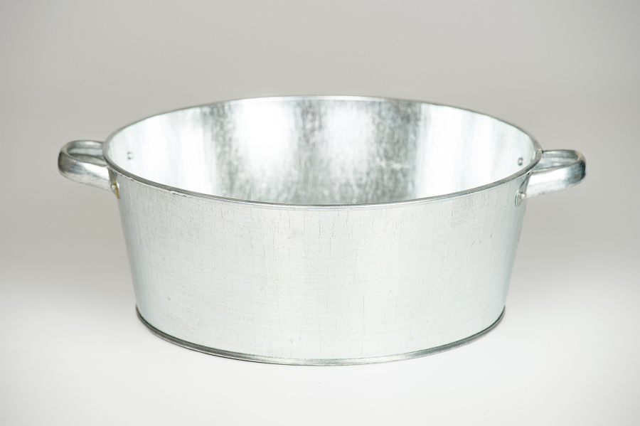 Таз оцинк. стандарт 23л овальный 35409