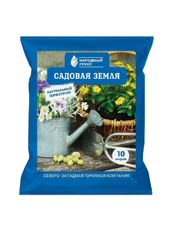 Грунт Народный садовая земля 5л 357512357512- купить в АПлайн