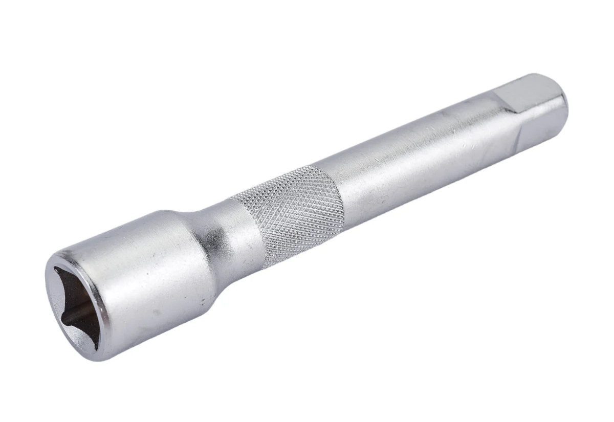 Удлинитель Зубр "Мастер" для торцовых головок (1/2) Cr-V,хромированное покрытие, 125мм 27721-125 - 27721-125 - купить в АПлайн