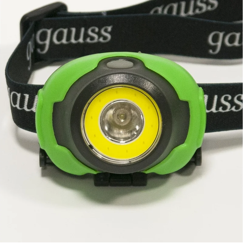 Фонарь налобный GAUSS светодиод.арт.GFL303 4W 230ml  луч до80м (бат. 3хAAA led) блистер/458/GFL303- купить в АПлайн