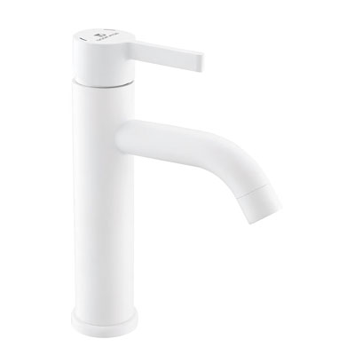 Смеситель для умывальника GOTA ROCIO BLACK&WHITE белый с коротким изливом 016085-GOTA