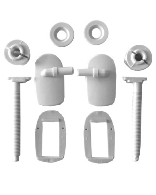 Крепеж для сиденья "Виктория" белый. ( пара) /20981220/