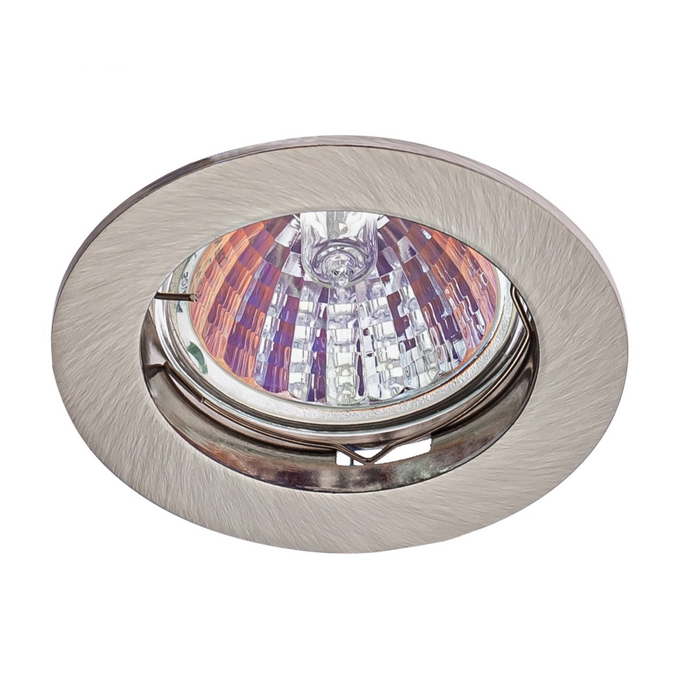 Светильник встр. GU5.3 "Эра" KL1 CH MR16 12V/220V 50W хром /848