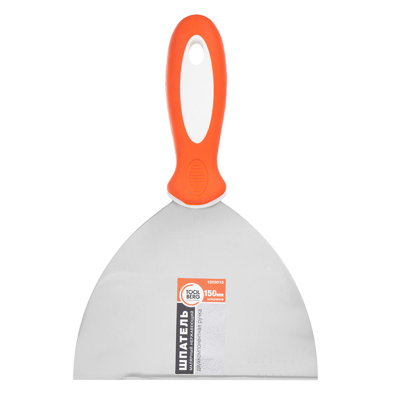 Шпатель малярный 150мм двухкомпон. ручкая Korvus 1203015