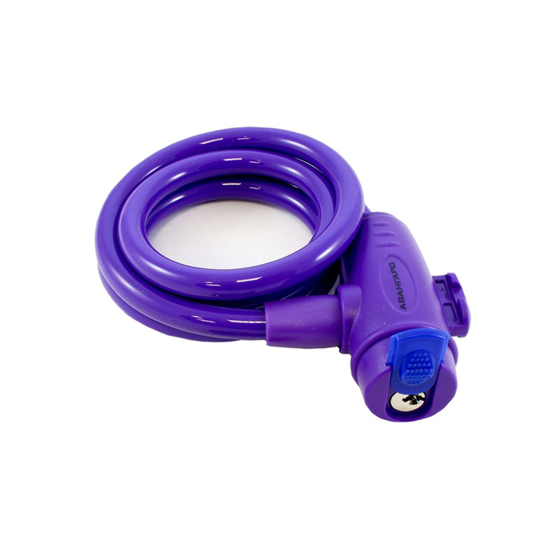 Замок велосипедный Авангард ВС-Т10 трос 100см индиго - 508059 - купить в АПлайн