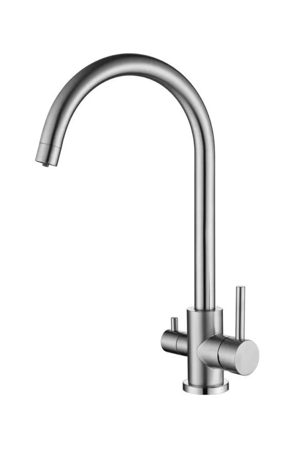 Смеситель для кухни G.lauf серебристый с выходом для питьевой воды/ZAP18-C090ZAP18-C090- купить в АПлайн