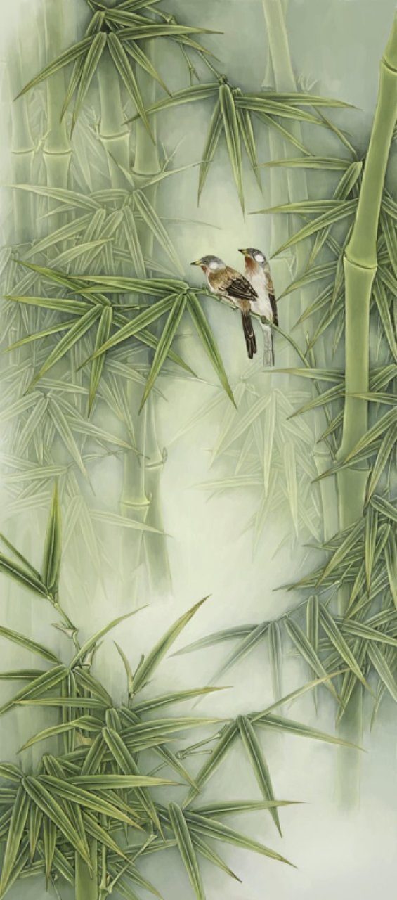 Панно декоративное на флизелиновой основе Бамбук 1 106х238см