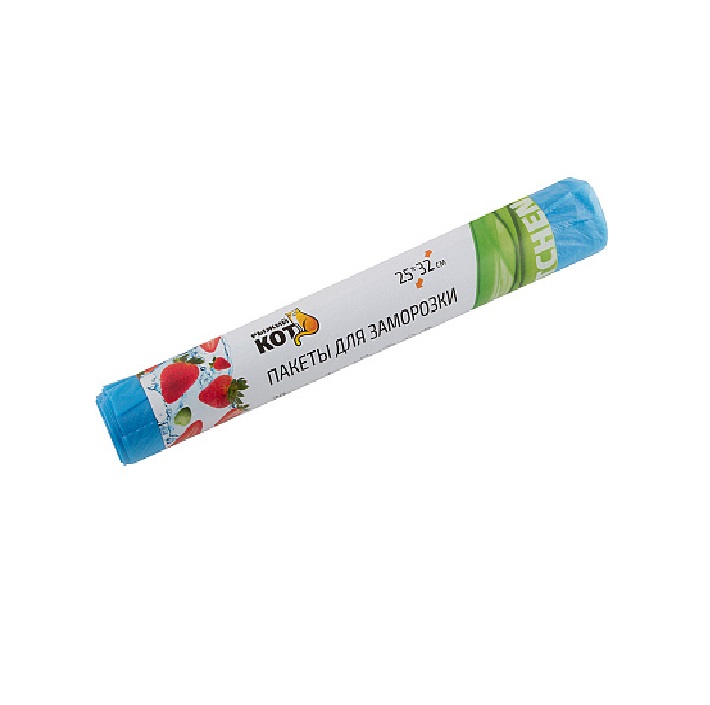 Пакеты ПНД для заморозки Рыжий кот 25х32см 30шт 310983