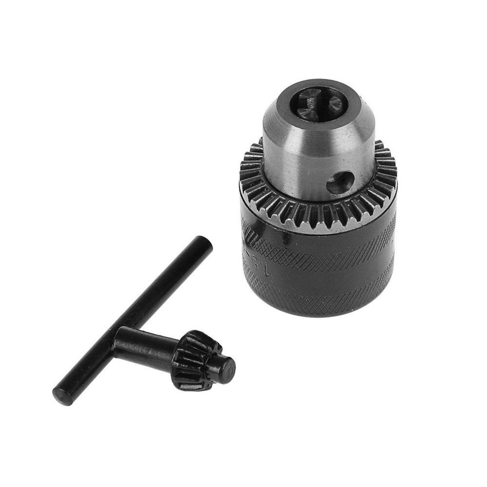 Патрон сверлильный с ключом 1,5х13мм, конус В12 Ремоколор 80-0-107