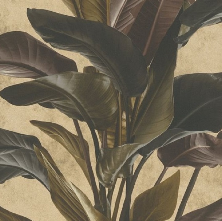 Обои виниловые на флизелиновой основе A.S.Creation Листья 1,06х10м 380393