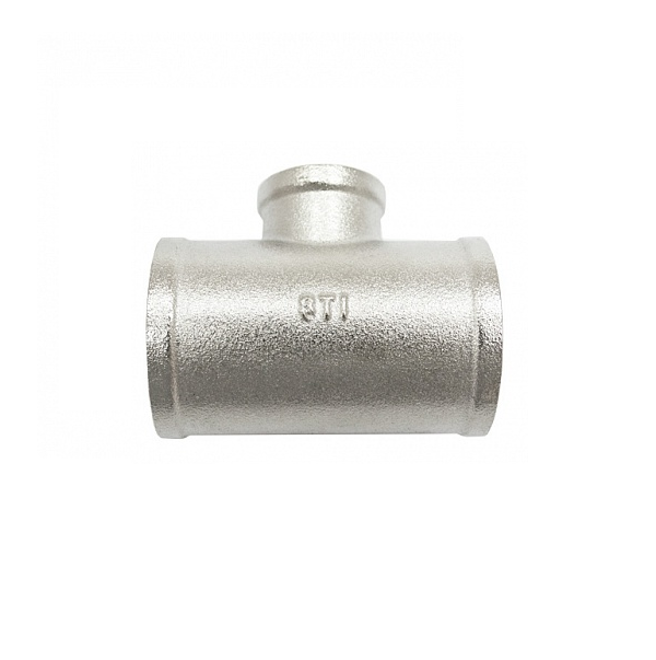 Тройник 1"х1/2"х1" внутренняя резьба никелированный /316/