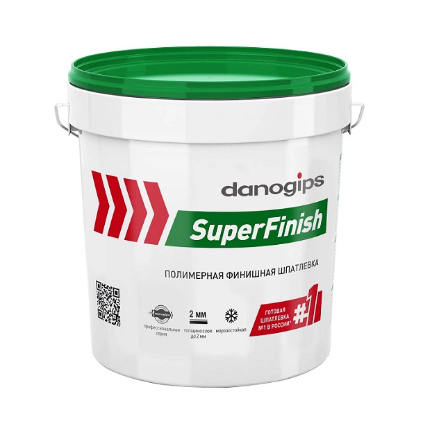 Шпатлевка "Danogips" Superfinish готовая финишная 5кг