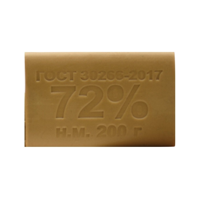 Мыло хозяйственное ФЛОРА 72% 200 г в обертке 
