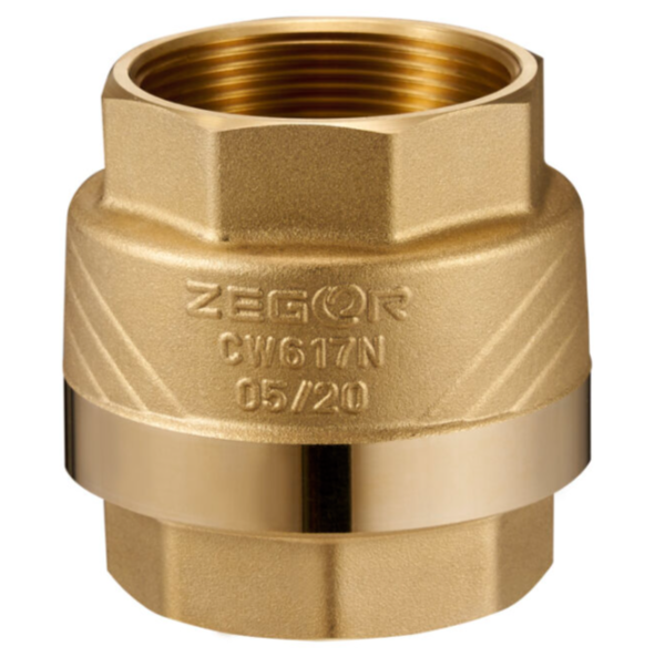 Клапан обратный Zegor 3/4" латунный шток FL2