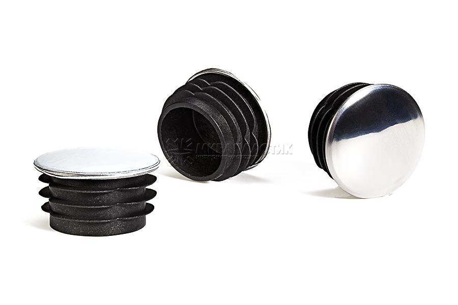 Комплект заглушек для перекладины A`Belle 25х20мм (2шт) черный S12412