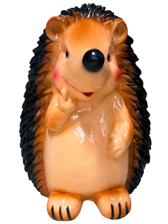 Фигура садовая гипс Еж задумчивый 400х350мм арт. 518арт. 518- купить в АПлайн