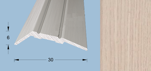 Порог-кант 0,9м 30х6мм П63.1, Ясень серыйП63.1- купить в АПлайн