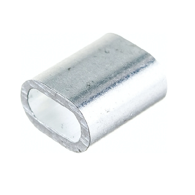 Зажим троса алюминиевый 4мм DIN3093 (4шт) пакет ГОСКРЕП7-0010790- купить в АПлайн