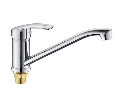 Смеситель для кухни GOTA ROCIO ALICANTE с длинным изливом, шар.креп.гайка G252110 D40  1/10