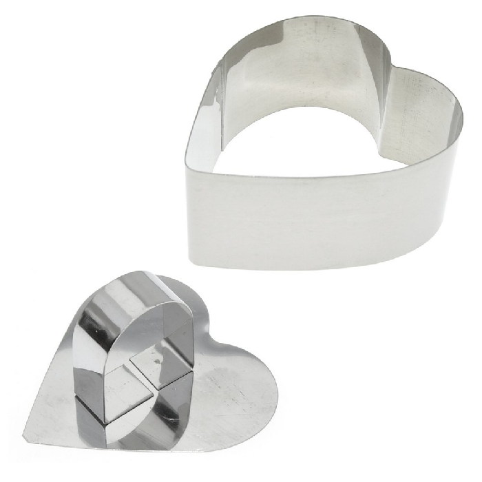 Форма для выпечки Сердце с крышкой-прессом 9х10х4 AN8-16AN8-16- купить в АПлайн