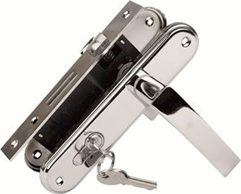 Замок врезной хром TRODOS ЗВ70-L/76 CP 