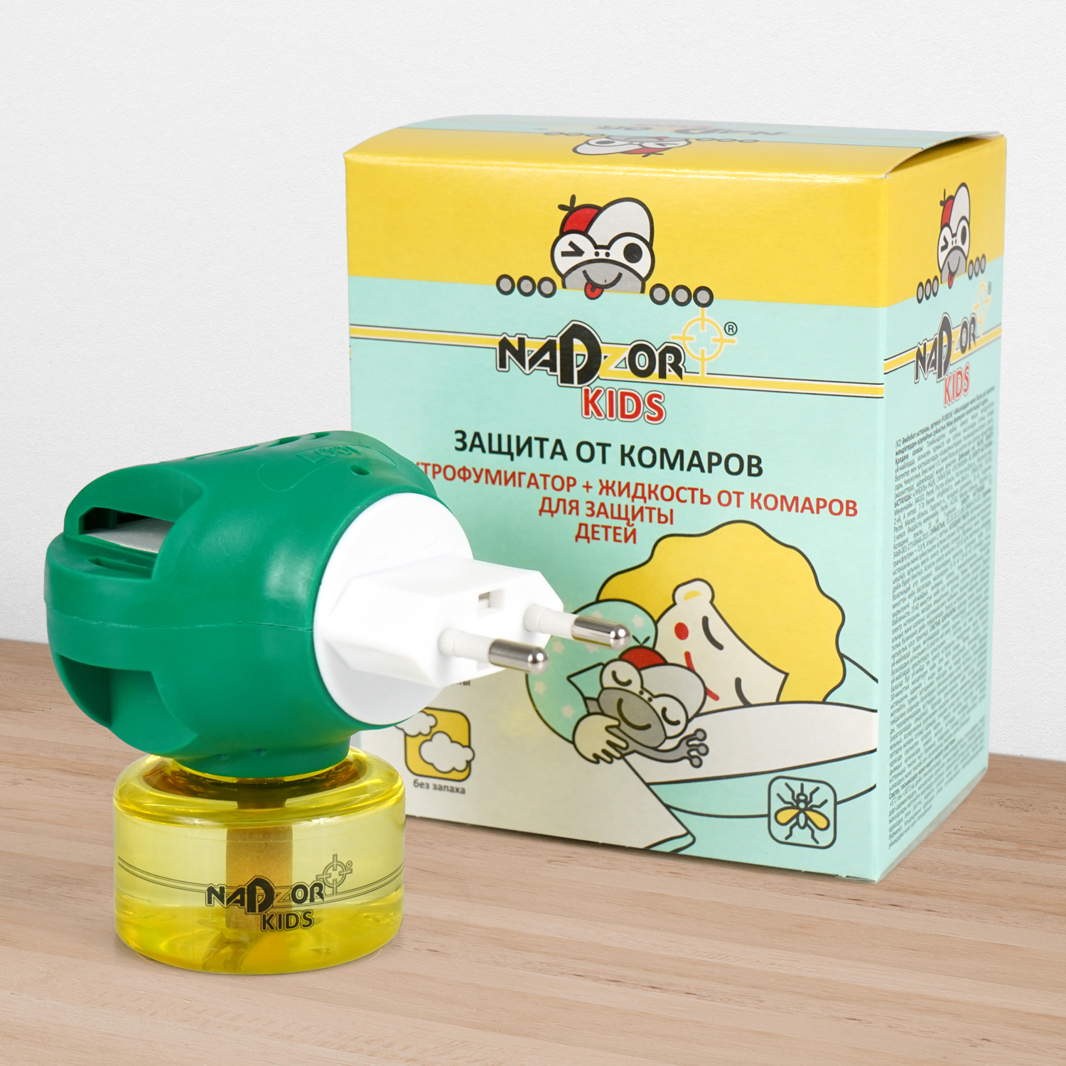 Комплект детский Nadzor Kids от комаров 45 ночей фумигатор универс. LIBELL +жидкость 30мл DET1245