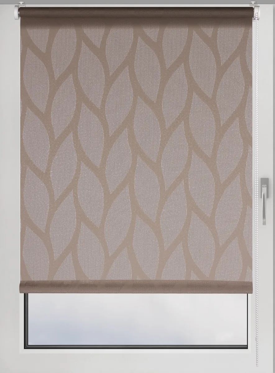 Штора рулонная Bella бежевый 60х160см