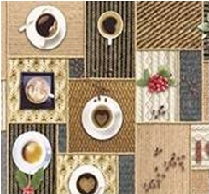 Клеенка Амарант на нетканевой основе 1,40х20м 6437A 