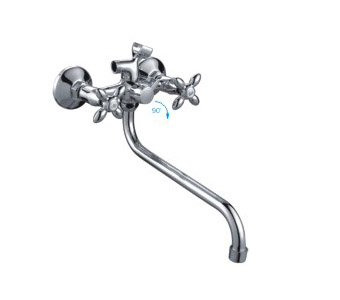 Смеситель для ванны FRAP хромированный с длинным изливом F2227 /058/171/